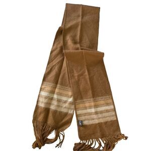 Alpaca Diana Peruvian brown scarf